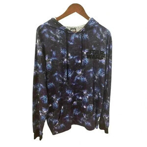Disney Star Wars Rule The Galaxy Cosmic Print Hoodie Size M